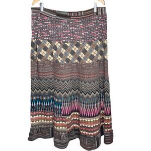 Sacred Threads Boho Bohemian Maxi Skirt EUC Size Large